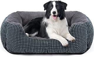 FURTIME Hundebett – flauschig, rutschfest, waschbar